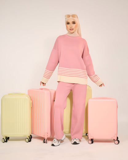 CYRA BOLD STRIPES SET (PINK)