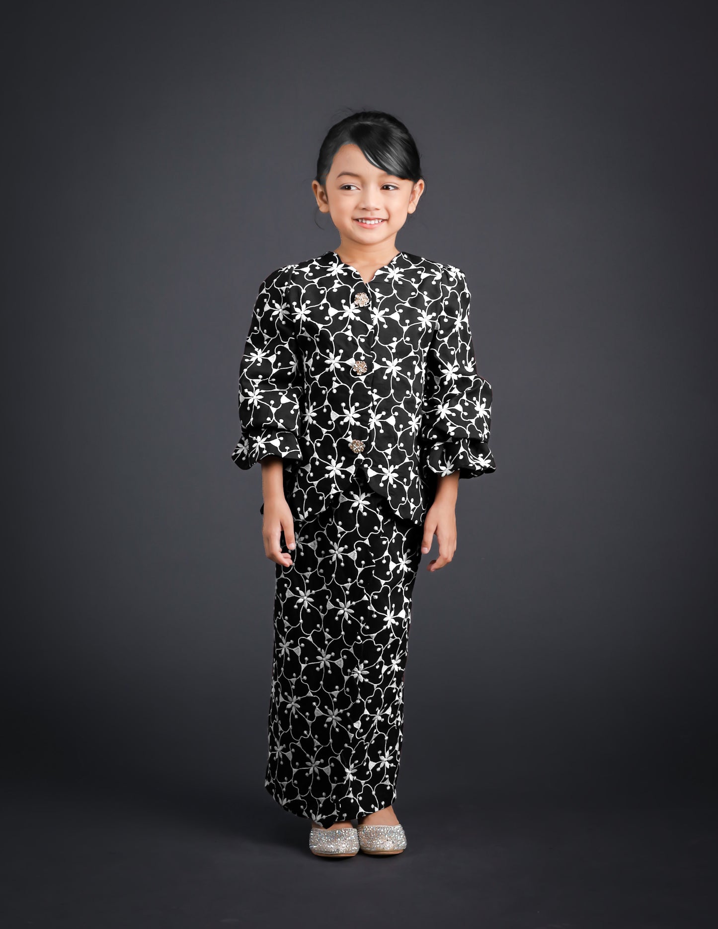 WARDIYA KURUNG KIDS (BLACK)