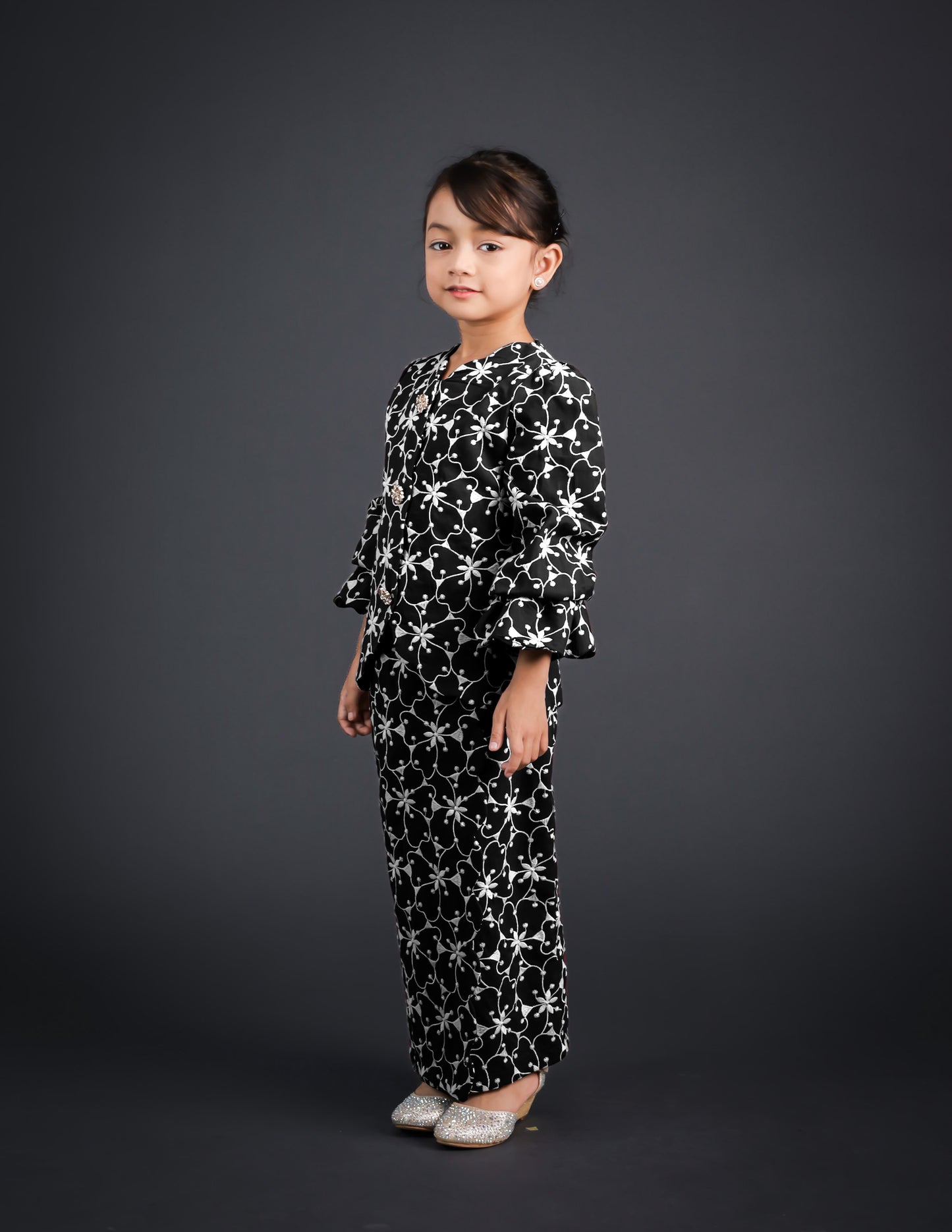 WARDIYA KURUNG KIDS (BLACK)