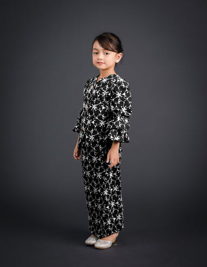 WARDIYA KURUNG KIDS (BLACK)