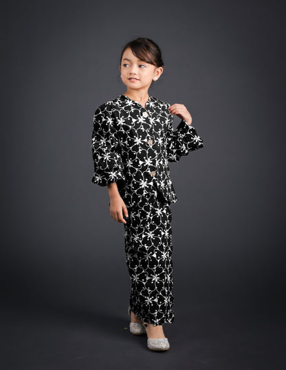 WARDIYA KURUNG KIDS (BLACK)