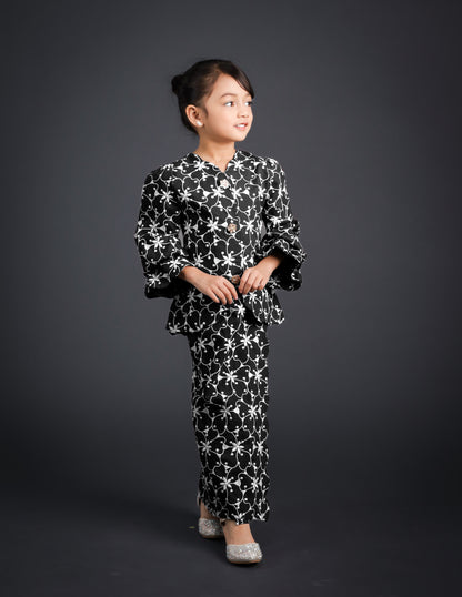 WARDIYA KURUNG KIDS (BLACK)