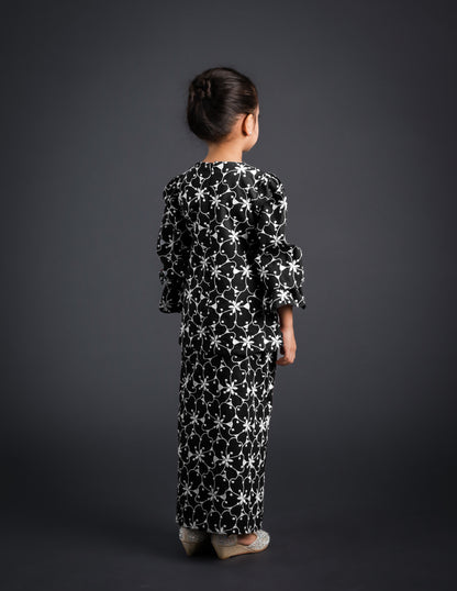 WARDIYA KURUNG KIDS (BLACK)