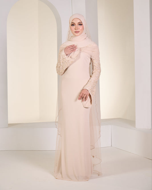 DARLENE DRESS (CHAMPAGNE)