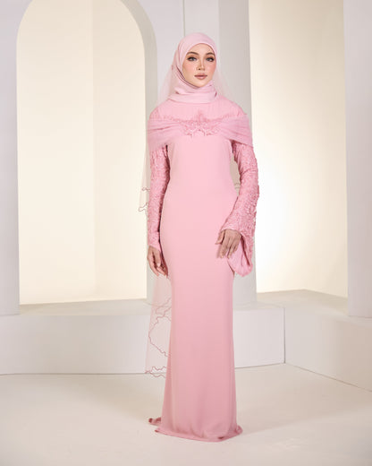 DARLENE DRESS (DUSTY PINK)