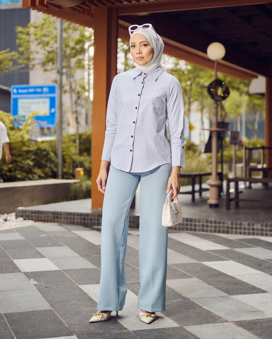 DELLA PALAZZO PANTS (POWDER BLUE)