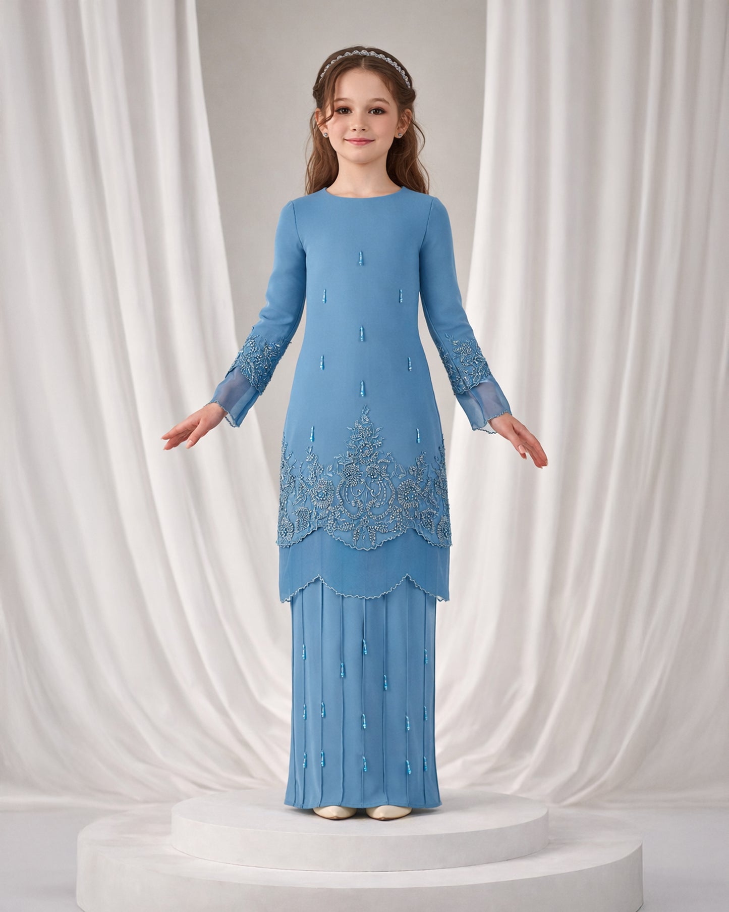 DARIYA KURUNG KIDS (DIAMOND BLUE)