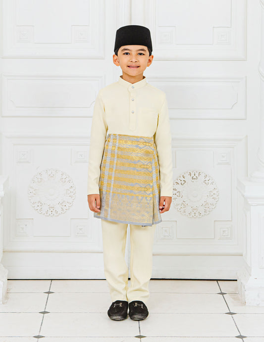 BAJU MELAYU KIDS (LIGHT YELLOW)