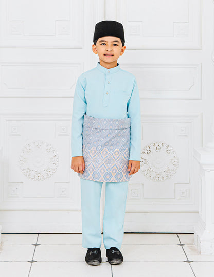 BAJU MELAYU KIDS (AQUA BLUE)