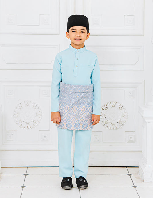 BAJU MELAYU KIDS (AQUA BLUE)