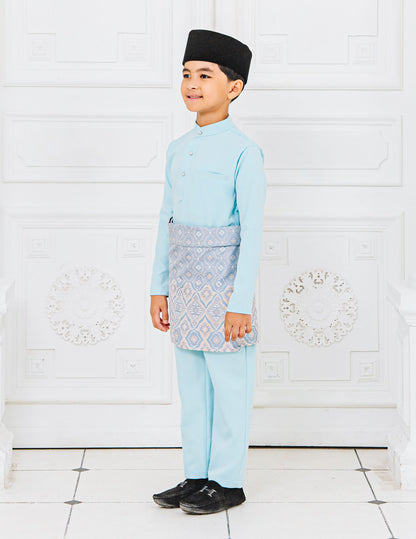 BAJU MELAYU KIDS (AQUA BLUE)