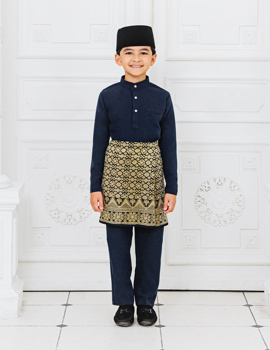 BAJU MELAYU KIDS (NAVY BLUE)