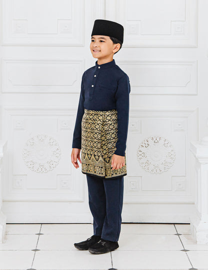 BAJU MELAYU KIDS (NAVY BLUE)