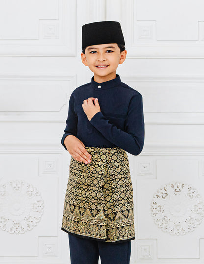BAJU MELAYU KIDS (NAVY BLUE)