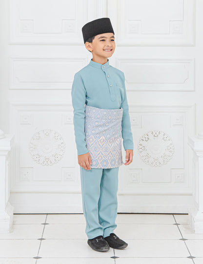 BAJU MELAYU KIDS (MISTY BLUE)