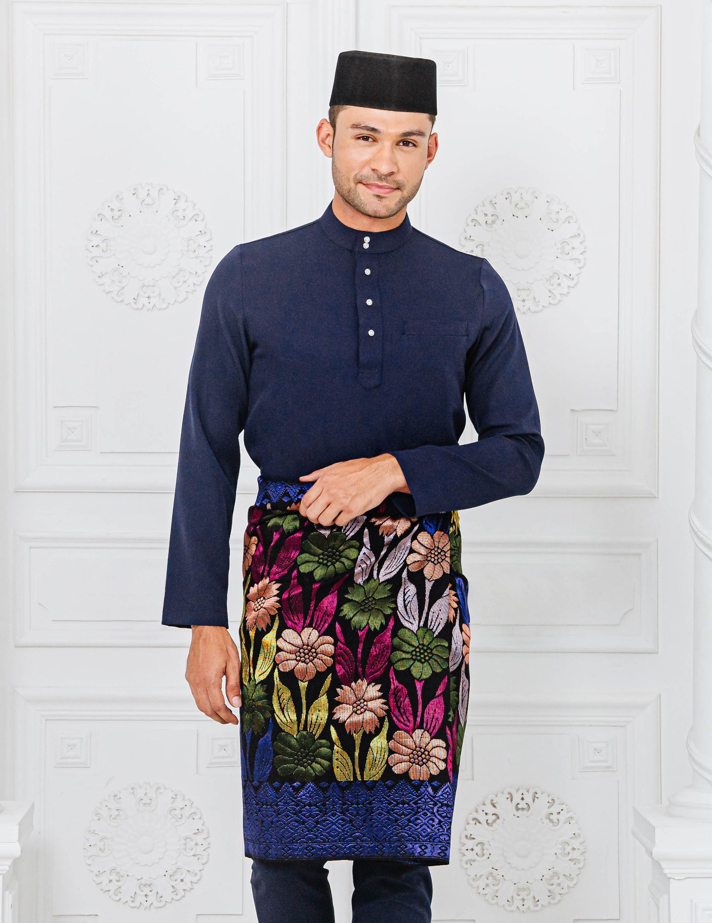 BAJU MELAYU (NAVY BLUE)