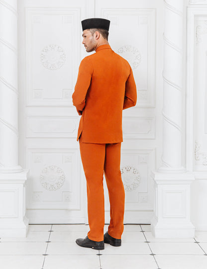 BAJU MELAYU (BURNT ORANGE)