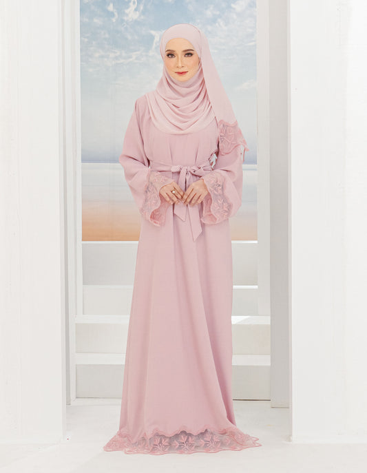 KAIRINA ABAYA (DUSTY PINK)