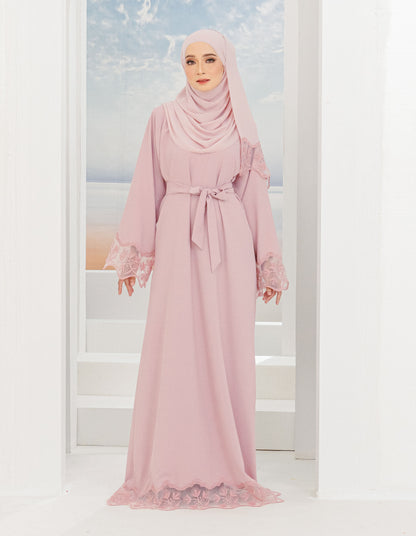 KAIRINA ABAYA (DUSTY PINK)