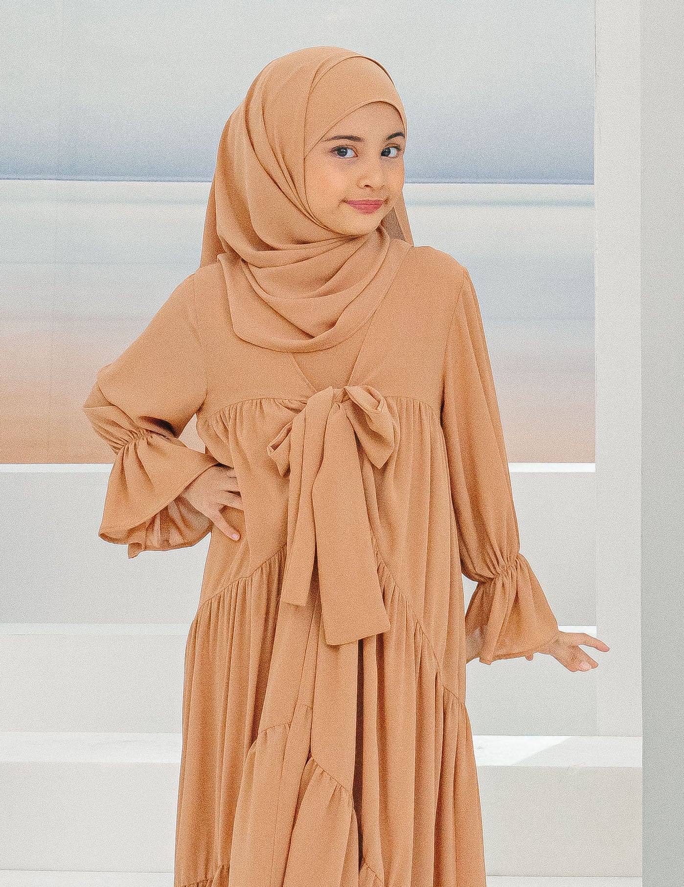 SAFAA ABAYA (BROWN)