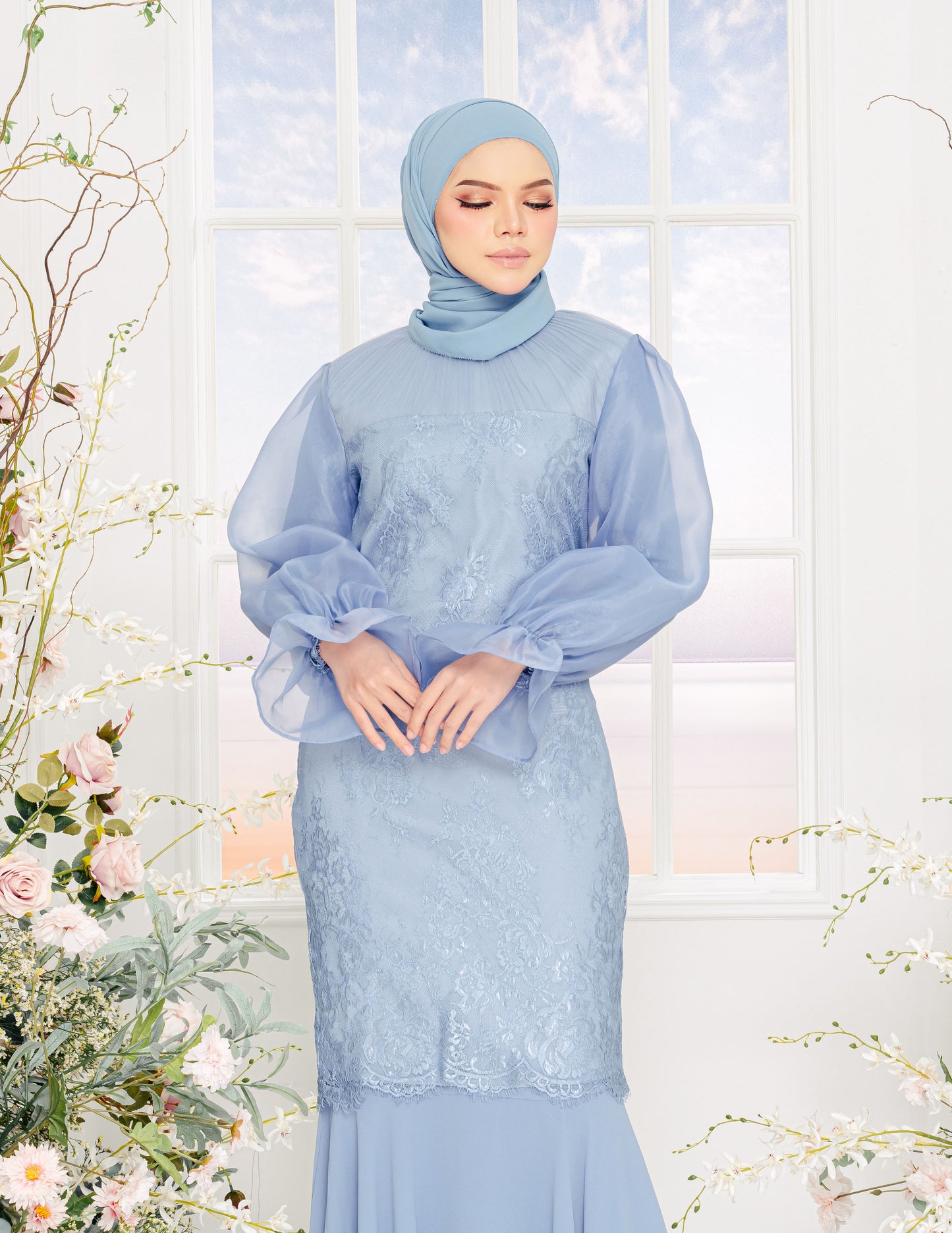 FIDELYA KURUNG (MISTY BLUE)