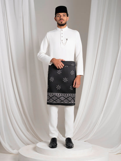 SAMPING BENDAHARA (BLACK SILVER)