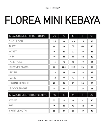 FLOREA MINI KEBAYA (MATCHA)