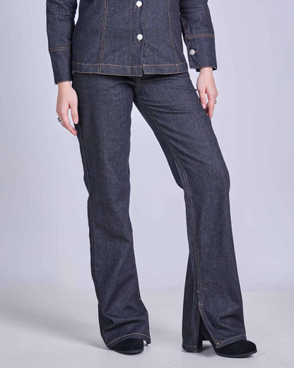 CLARA DENIM PANTS (BLACK)