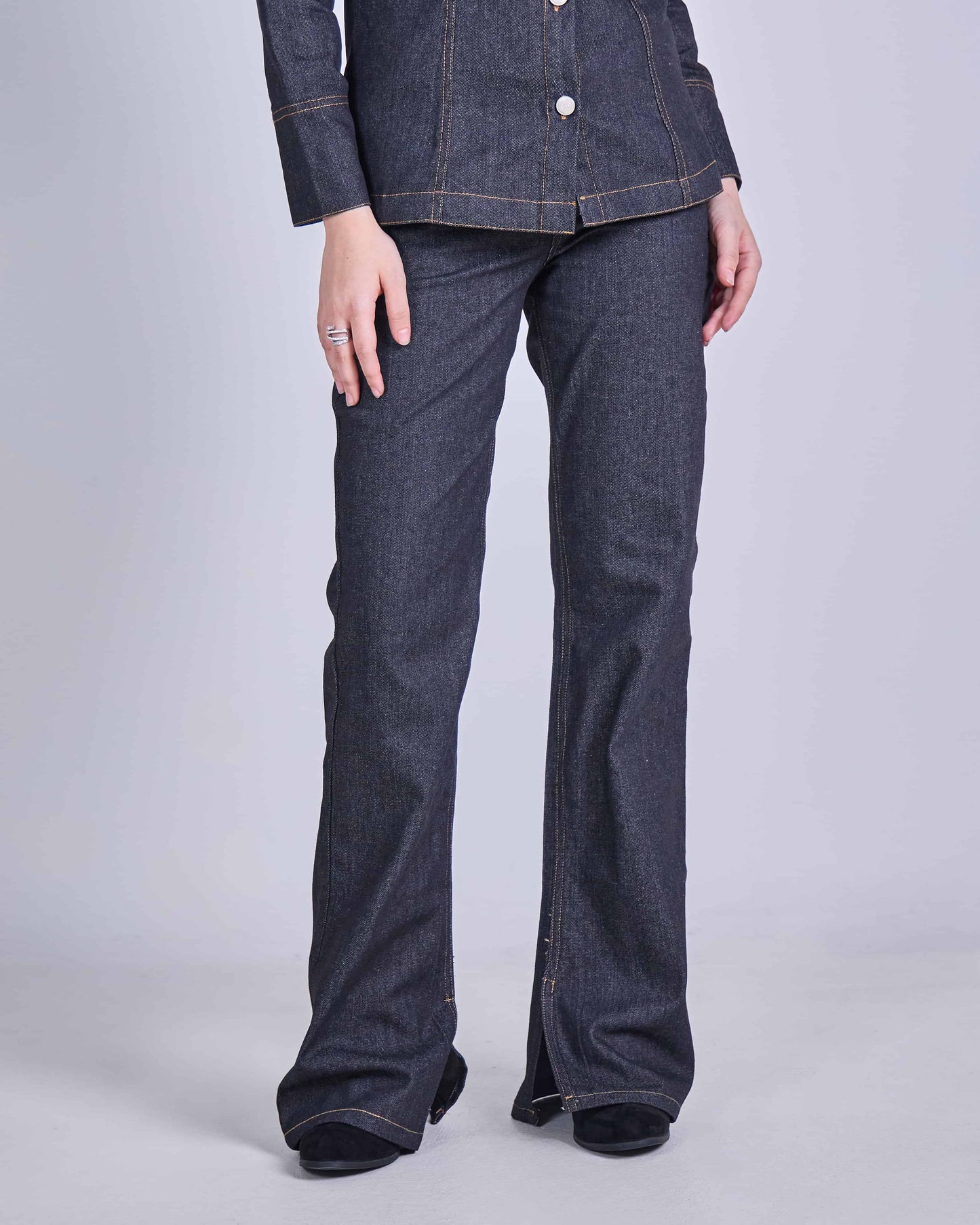CLARA DENIM PANTS (BLACK)