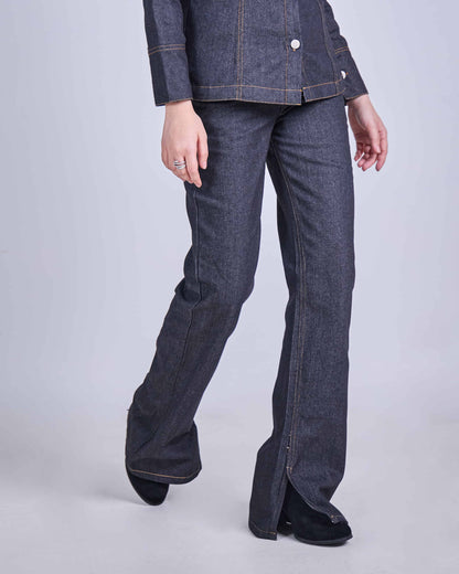 CLARA DENIM PANTS (BLACK)