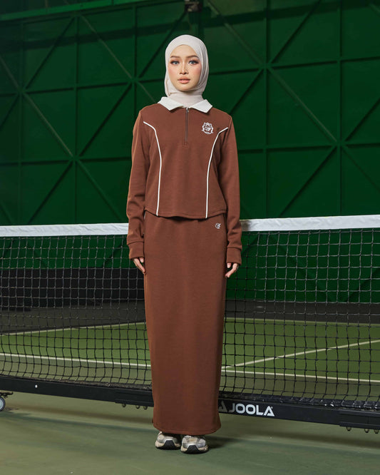 LIORA HALF-ZIP SKIRT (COCO)