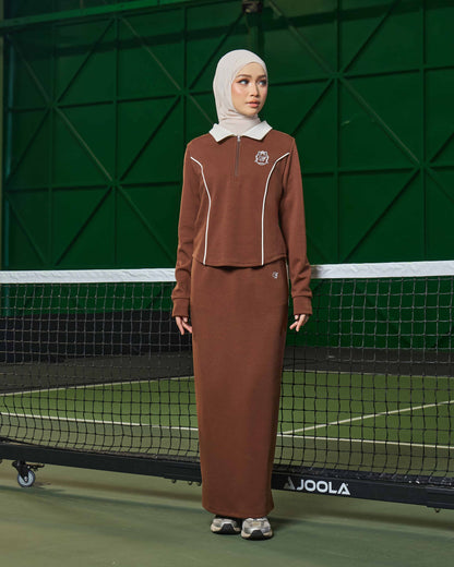 LIORA HALF-ZIP SKIRT (COCO)