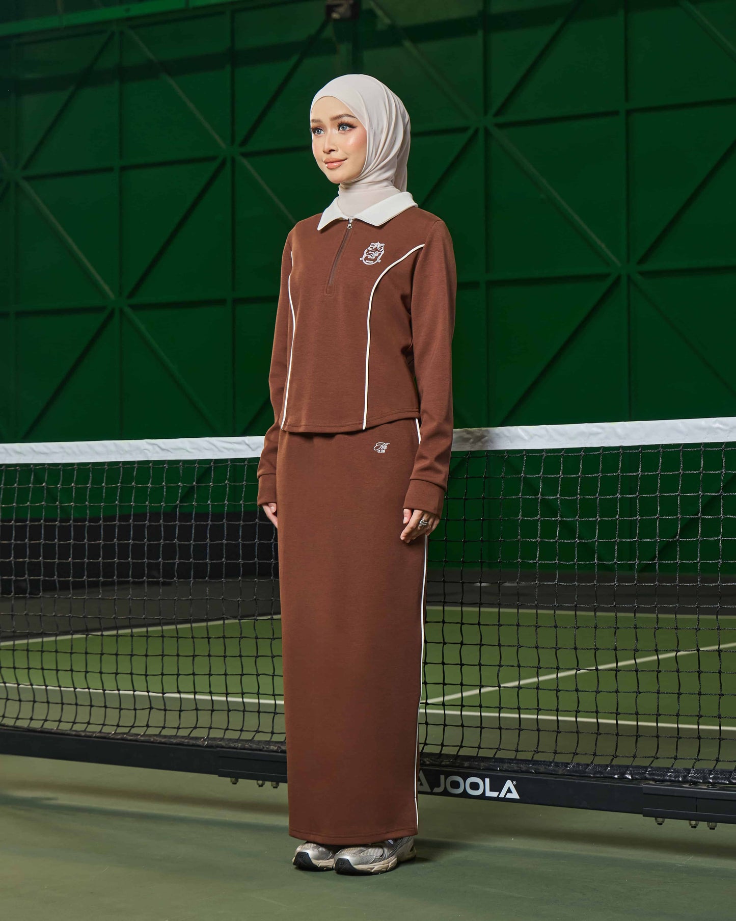 MINOR DEFECT LIORA HALF-ZIP SKIRT (COCO)