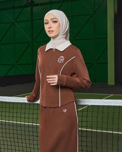 LIORA HALF-ZIP SKIRT (COCO)