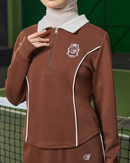 LIORA HALF-ZIP SKIRT (COCO)