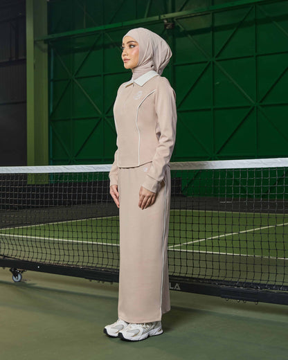 MINOR DEFECT LIORA HALF-ZIP SKIRT (NUDE)