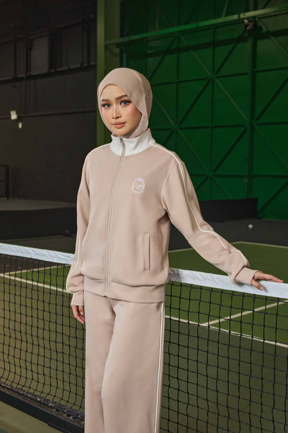 AVERY ZIPPER JUMPER (NUDE)