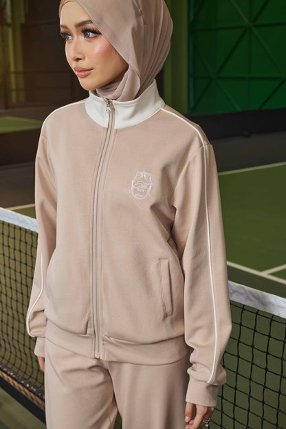 AVERY ZIPPER JUMPER (NUDE)