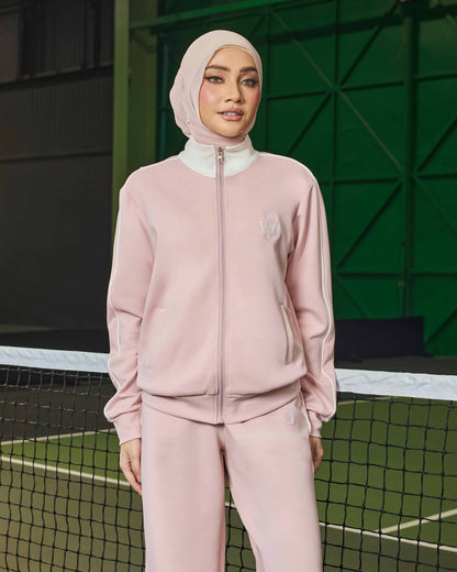 MINOR DEFECT AVERY ZIPPER JUMPER (PINK)