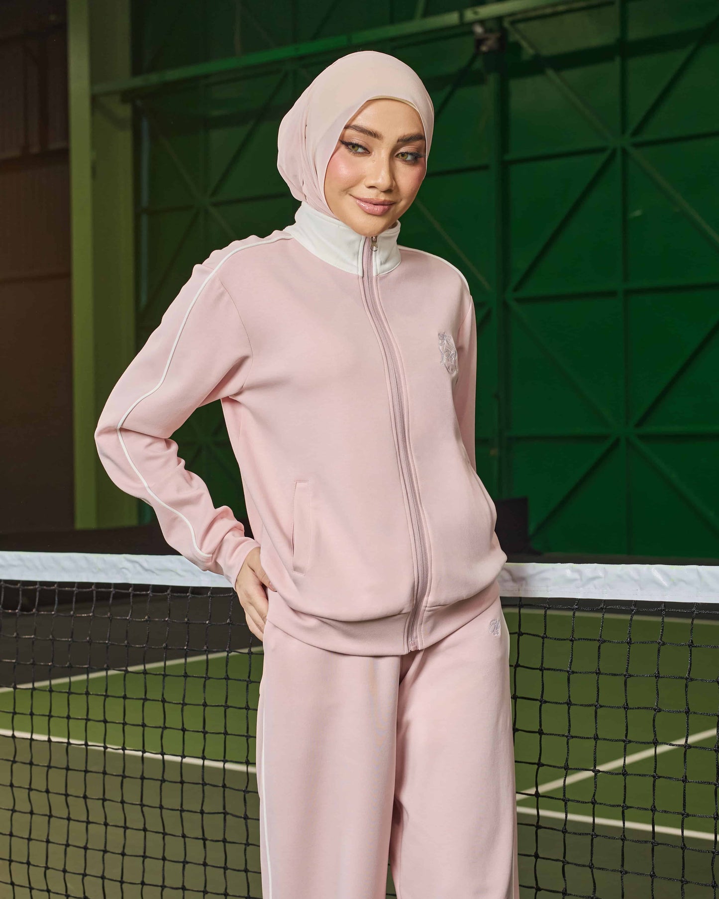 MINOR DEFECT AVERY ZIPPER JUMPER (PINK)