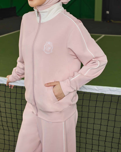 MINOR DEFECT AVERY ZIPPER JUMPER (PINK)