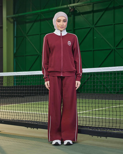 AVERY ZIPPER JUMPER (BURGUNDY)