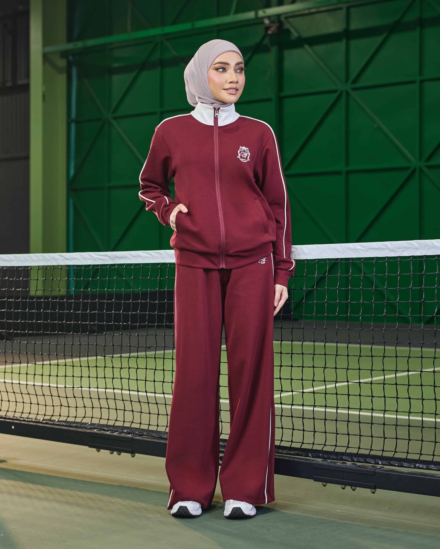 AVERY ZIPPER JUMPER (BURGUNDY)