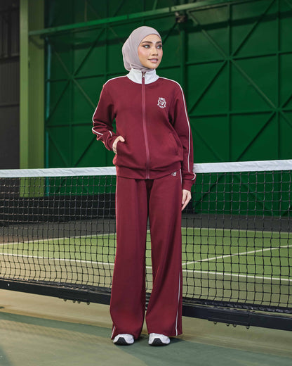 AVERY ZIPPER JUMPER (BURGUNDY)