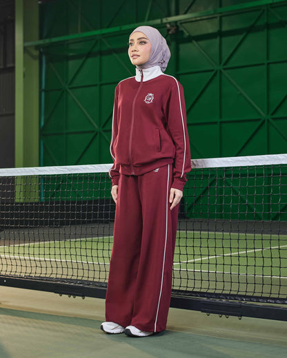 AVERY ZIPPER JUMPER (BURGUNDY)
