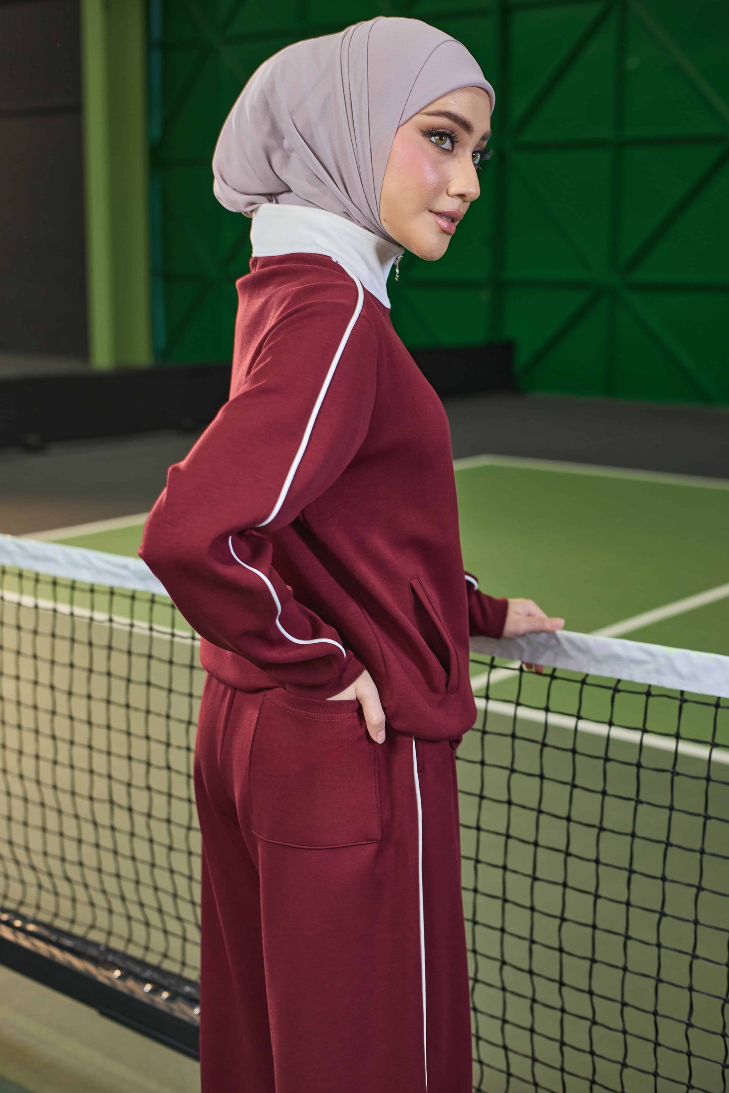 AVERY ZIPPER JUMPER (BURGUNDY)