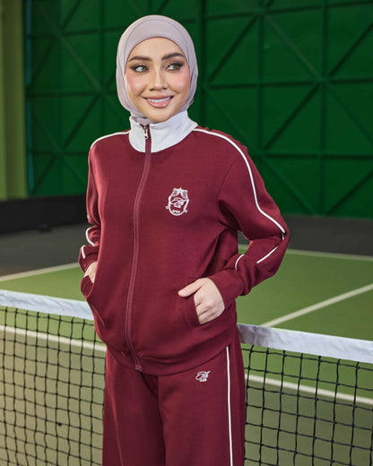 AVERY ZIPPER JUMPER (BURGUNDY)
