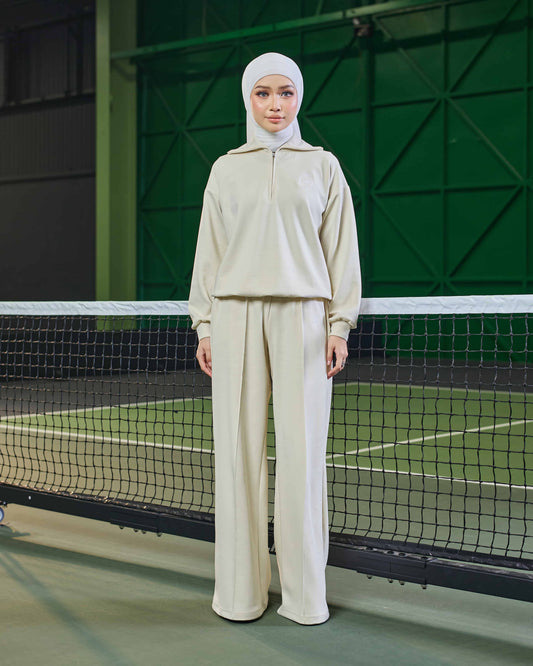 VALERY HALF-ZIP JUMPER (WHEAT)