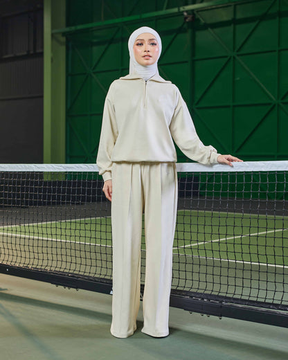 VALERY HALF-ZIP JUMPER (WHEAT)