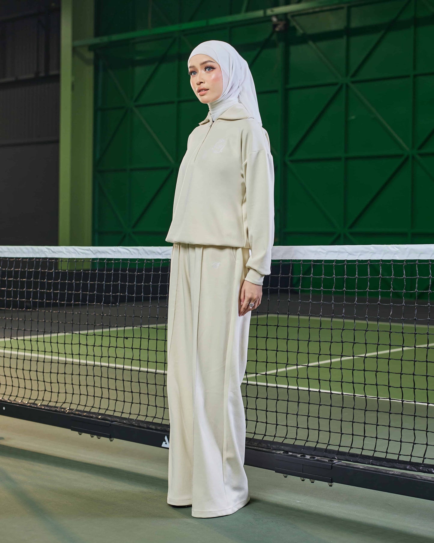 VALERY HALF-ZIP JUMPER (WHEAT)